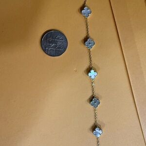 Elegant Gold and Silver Bracelet